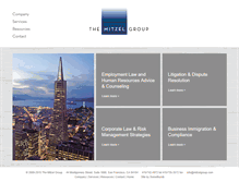Tablet Screenshot of mitzelgroup.com